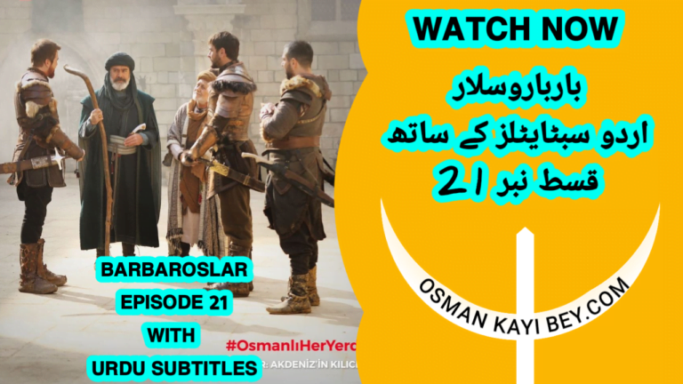 Barbaroslar Season 1 Episode 21 With Urdu Subtitles